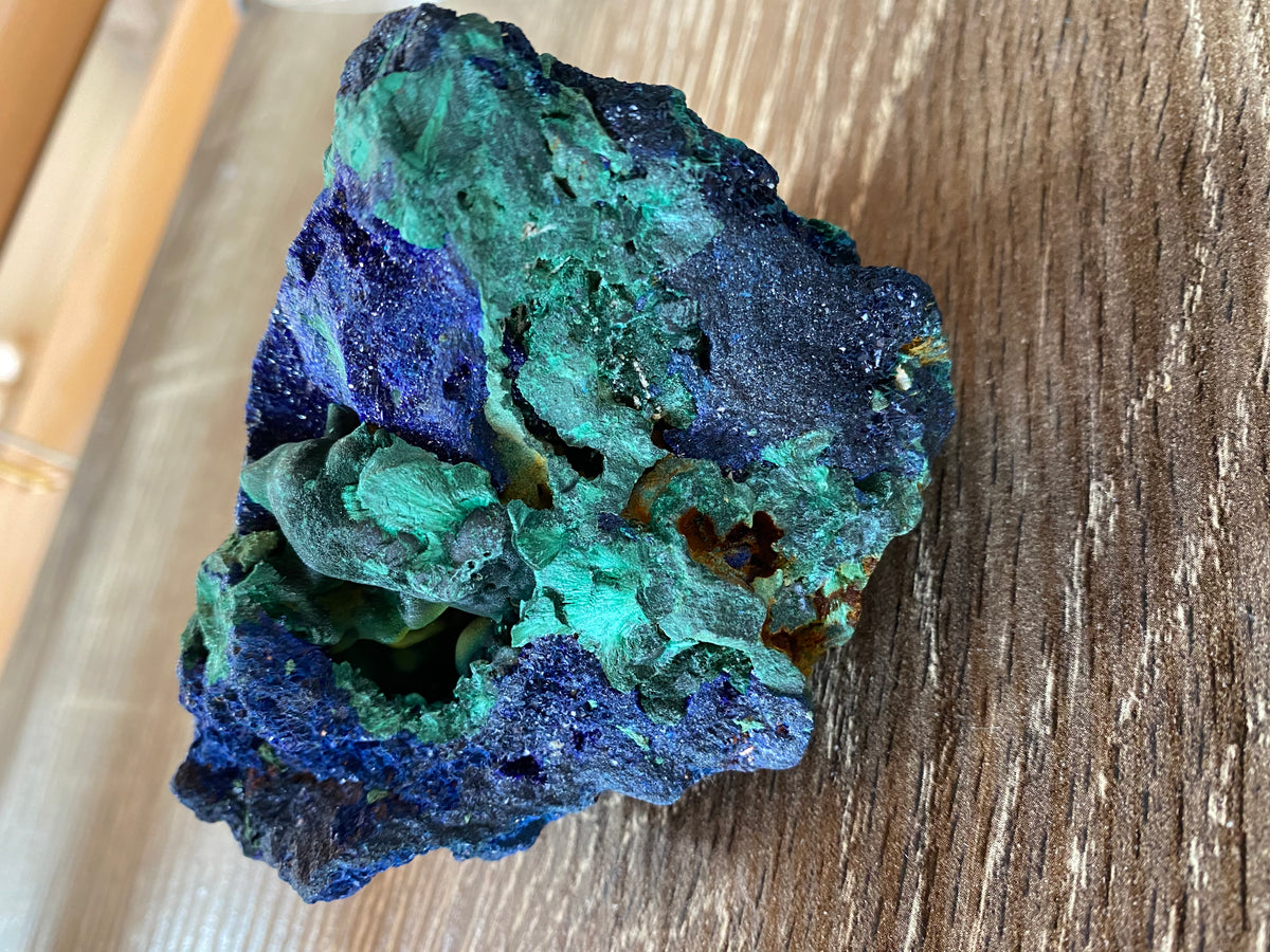 Azurite sales malachite ring