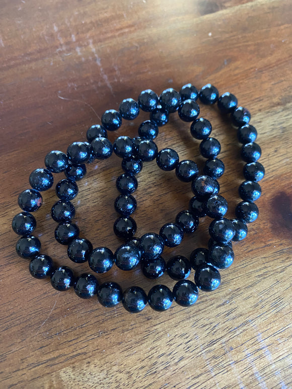 Black Tourmaline Stretch Bracelet