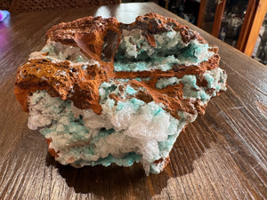 Aurichalcite & Calcite Raw Specimen Lge.