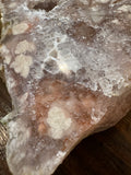 Pink Amethyst Polished Geode Slab