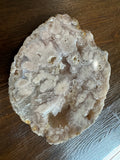 Pink Amethyst Geode Polished Slab