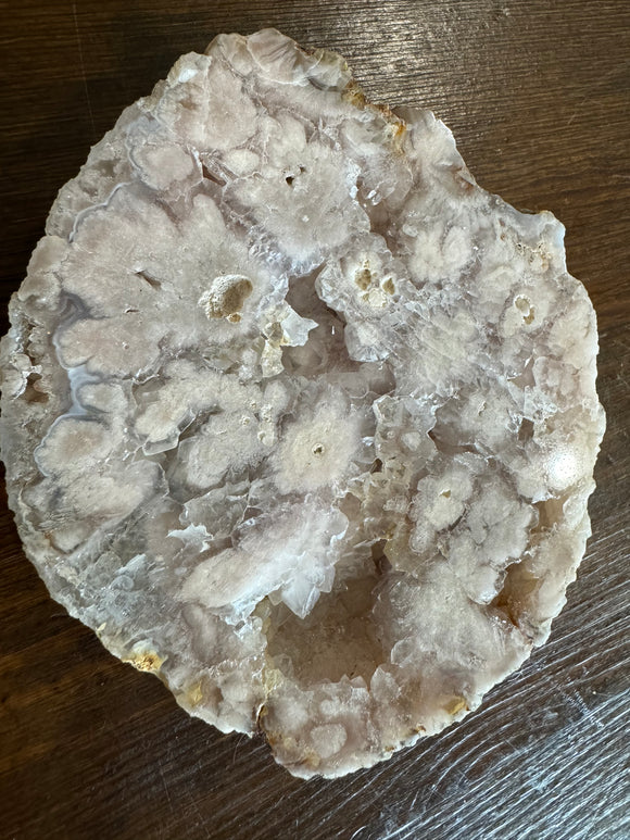 Pink Amethyst Geode Polished Slab