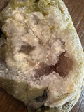 Pink Amethyst Polished Geode Slab