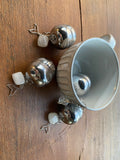 Clear Quartz & Whale Tale Herbal Tea Infuser