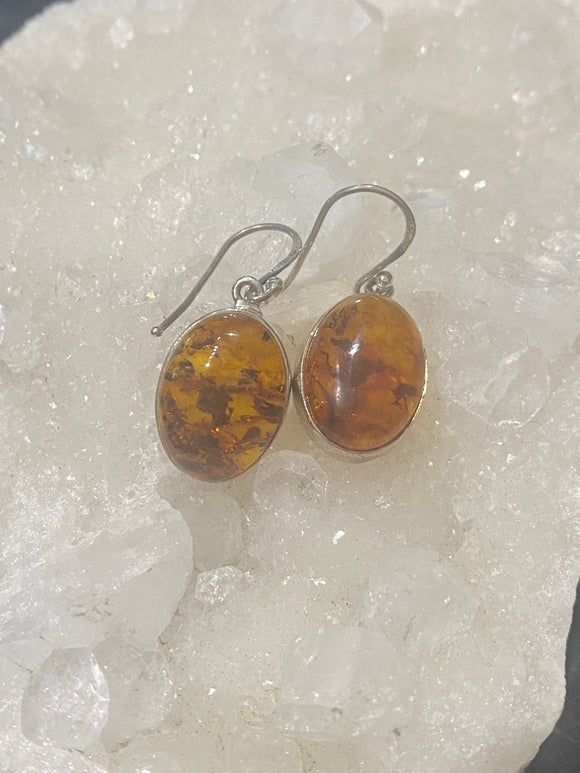 Amber Earrings