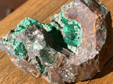 Conichalcite & Clear Calcite