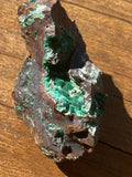 Conichalcite & Clear Calcite