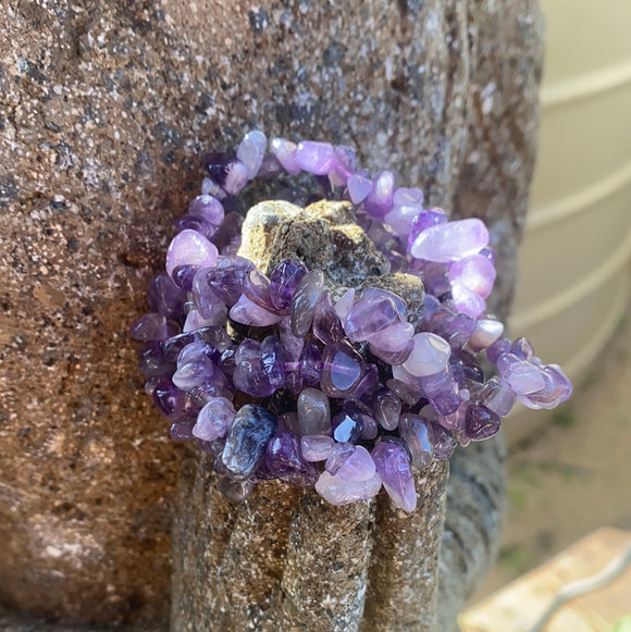 Amethyst Stretch Bracelet