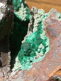 Conichalcite & Clear Calcite