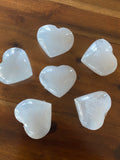 Selenite Hearts