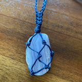 Assorted Crystal Macrame Necklaces