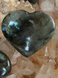 Labradorite Hearts Lge