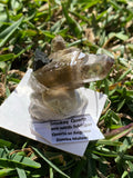 Smokey Quartz with Feldspar and Aegirine Natural Cluster