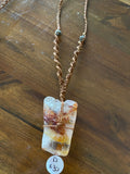 Golden Healer Quartz Macramé Necklaces