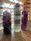 Rainbow Fluorite Points