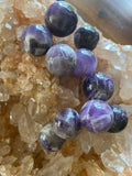 Chevron Amethyst Spheres Sml