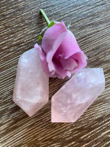 Rose Quarts Double Terminated Rod Earth Vibrations Rose Quarts Double Terminated Rod Earth Vibrations
