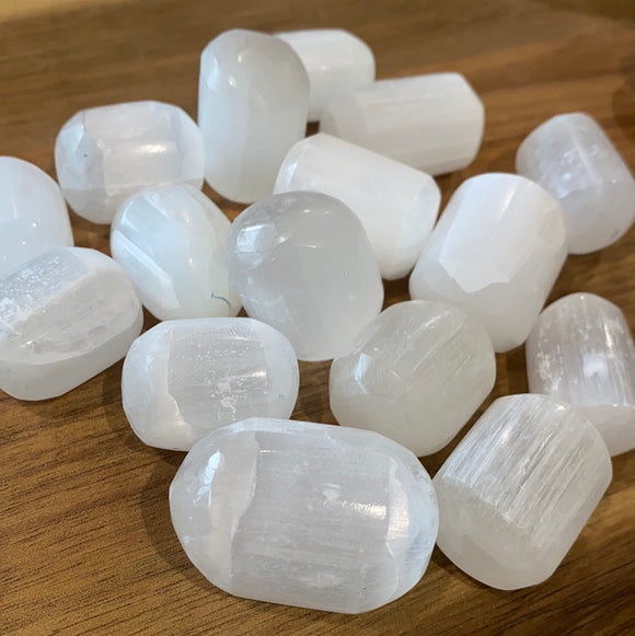 Selenite Tumble Stones