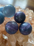 Rainbow Fluorite Spheres Sml