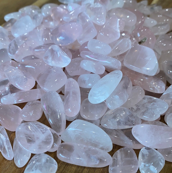 Rose Quartz Tumbles Stones Sml