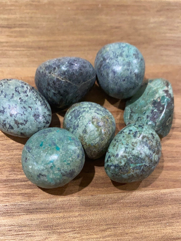 African Turquoise Tumble Stones