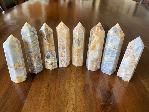 Crazy Lace Agate Points