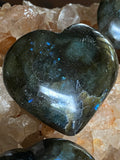 Labradorite Hearts Lge