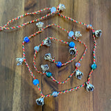 Small Claw Brass Bells with Beads