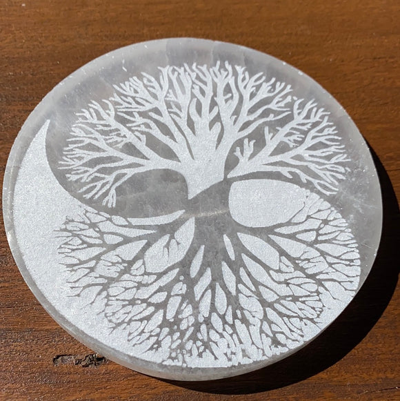 Selenite Tree Charging Plate