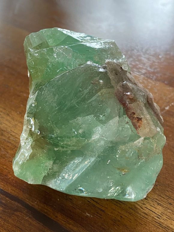 Green Calcite Natural Freeforms