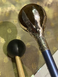 Smokey Quartz, 139hz, Blue, Crystal Tuning Fork