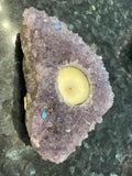 Amethyst Cluster Tea LIght Candle Holder