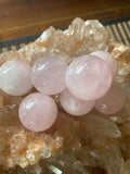 Rose Quartz Spheres Sml