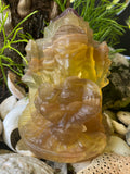 Yellow Fluorite Ganesha