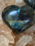 Labradorite Hearts Lge