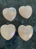 Angel Aura Rose Quartz Hearts