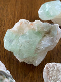 Green Apophyllite Points & Clusters
