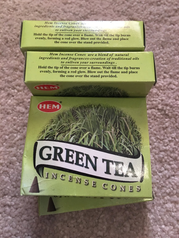 Incense Cones Green Tea