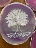 Agate Slices Pink