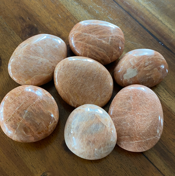 Peach Moonstone Palmstones