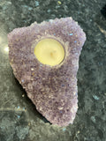 Amethyst Cluster Tea LIght Candle Holder