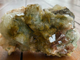 Green Apophyllite, Stilbite and Scolecite Cluster