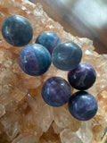 Rainbow Fluorite Spheres Sml