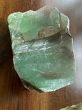 Green Calcite Natural Freeforms