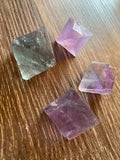 Rainbow Fluorite Natural Octahedrons Medium