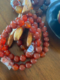 Carnelian Bracelets (sml beads)