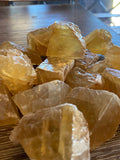 Honey Calcite Raw Tumble Stones