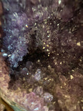 Amethyst Geode Cave with Cacoxenite