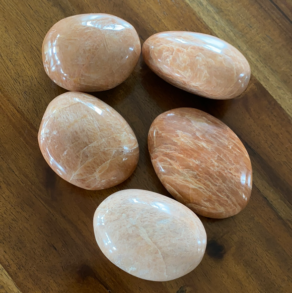 Peach Moonstone Palmstones