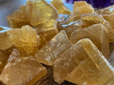 Honey Calcite Raw Tumble Stones
